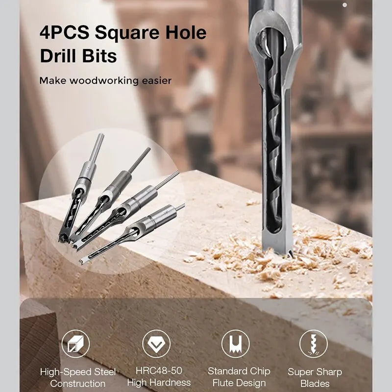 SquareBit™ Square Hold Drill Bit for Woodworking