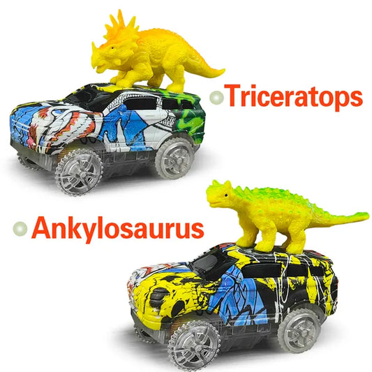 DinoTrax™ Triceratops Cars x2PCS